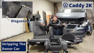 VW Caddy 2K Build Series - Stripping The Donor Car - Episode 3