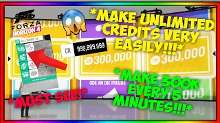 Forza Horizon 4 *ONLY MONEY METHOD!* *UNLIMITED CREDITS VERY EASILY!!* *MAKE 300K EVERY 5 MINUTES!!*