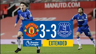 EXTENDED HIGHLIGHTS: MAN UTD 3-3 EVERTON