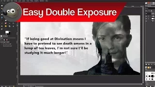 Easy Double Exposure GIMP Tutorial & Double Exposure Techniques | Using GIMP Tutorial