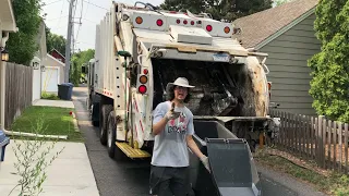 CCC Leach Rear Loader Garbage Truck With Euro Tippers