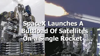 SpaceX's Record Breaking* Rideshare Mission Launches 143 Satellites