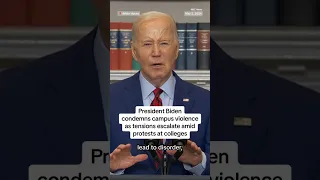 Biden: "Dissent must never lead to disorder"