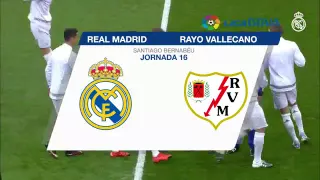 Real Madrid 10-2 Rayo Vallecano (La Liga 201516  matchday 16)