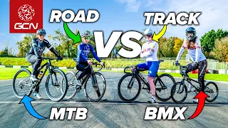 Who Is The FASTEST Cyclist? | MTB vs Road vs Track vs BMX