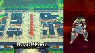 Demon Slayer -Kimetsu no Yaiba- Sweep the Board! - "Board Four" Gameplay [Switch]