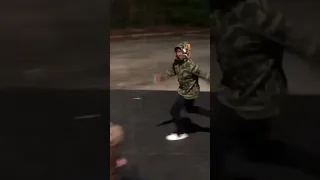 My drunk homie hitting a sprint for no reason