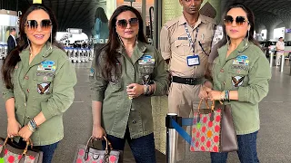 Rani Mukerji, Surveen Chawla Spotted At Airport || Movified Bollywood