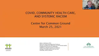 CFCG, Southern Voices: Covid Community Healthcare, and Systemic Racism - March 25, 2021