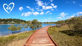 Virtual Walk - Palm Beach Qld Australia - Beach, Boardwalk, Currumbin Creek - Treadmill Background