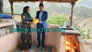 Nomadic celebration of Teacher's Day and Asghar's surprise