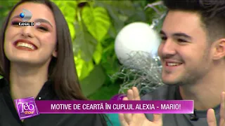 Teo Show (30.11.2020) - Motive de cearta in cuplul Alexia - Mario! De la ce se aprind spiritele?