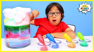 Rain Cloud In A Jar easy DIY Science Experiments for kids to do at home!