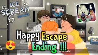 Ice Scream 6 Friends : Charlie Full Escape Ending Cutscene | Charlie reunites with J and Mike 🍦🔥💫