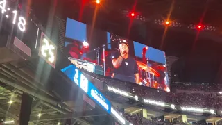 Las Vegas Raiders halftime- Santana plays at Allegiant Stadium