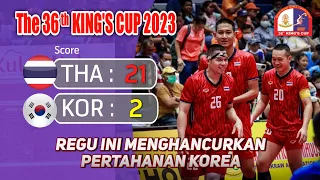 TIDAK ADA AMPUN 🇰🇷 KOREA vs THAILAND 🇹🇭 The KING'S CUP 2023