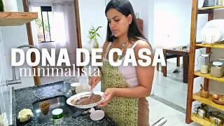 MINHA ROTINA DE DONA DE CASA MINIMALISTA| MINIMALISMO ESTILO DE VIDA| LIMPEZA E ORGANIZAÇÃO DA CASA