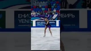 Sofia Samodelkina spectacular figure skating #shorts