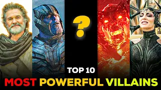 Top 10 Most Powerful Villains in MCU || SUPER INDIA