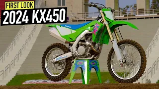 First Look at the ALL NEW 2024 Kawasaki KX450!