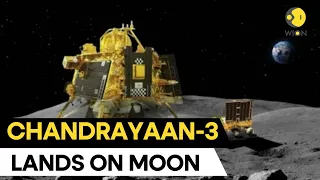 CHANDRAYAAN-3: Vikram lander makes successful landing on moon l WION ORIGINALS