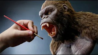 King Kong Sculpture Timelapse - Godzilla vs. Kong