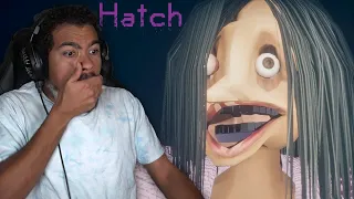 I'VE NEVER SEEN A GAME WITH WORSE JUMPSCARES THAN THESE!! | Hatch (Part 2)