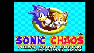 Sonic Chaos - Analogue Mega SG Gameplay (Sega Game Gear)