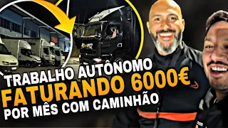 FATURANDO 6000€ POR MÊS NO CAMINHÃO | COMO SER AUTÔNOMO EM PORTUGAL E ESPANHA NOS TRANSPORTES