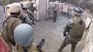 U.S. and Canadian Forces Utilize Shotgun In Close Quarters Combat Inside Kill House