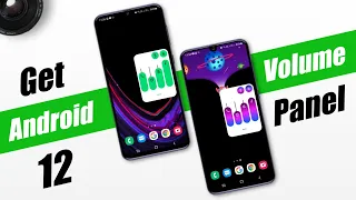 Get Android 12 Volume Panel in Samsung, Xiaomi, Realme, Oppo, Vivo ... | Sound Bar of Android 12