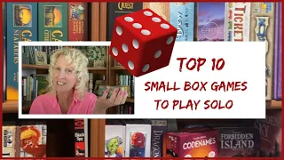 Top 10 Small Box Board Games to Play Solo #sologameplay