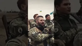 Soldado De Ucrania Juran Por su bandera 🇺🇦 Y darán todo por su país