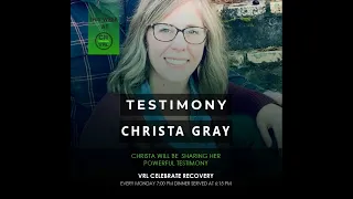 Celebrate Recovery Testimony Christa shares about finding hope and healing from life’s battles.