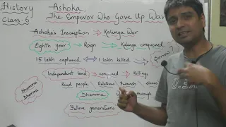 "Ashoka 's inscription about kalinga war" class 6 History Ashoka ;The Emperor who gave up war