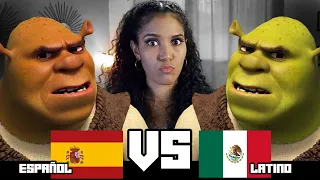 MEXICO vs ESPAÑA 😱 SHREK 2: DOBLAJE LATINO vs ESPAÑOL