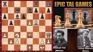 Mikhail Tal vs Fridrik Olafsson - Bled (1961)