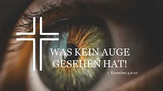 Was kein Auge gesehen hat! // Daniel Siemens