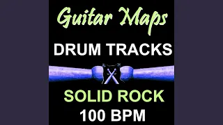 Solid Rock 100 BPM Drum Track for Bass Guitar