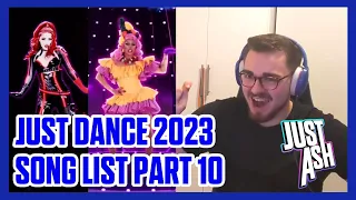 Just Dance 2023 Edition - SONG LIST PART 10 REACTION