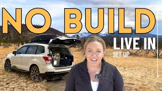 No Build Car Camping Tour! | SUV Conversion