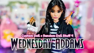 Random Doll Stuff 4: Custom Wednesday Addams Inspired Doll, Stocking Stuffer Ideas and More