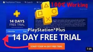 HOW TO GET FREE PS PLUS UNLIMITED 14 DAYS FREE TRIAL GLITCH *UPDATED* 2021 WORKING PS4