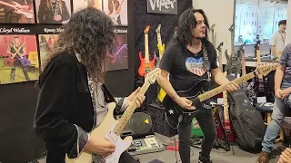 ARMORED SAINT!.At NAMM 2024 Day #2 At The Anaheim Convention Center In Anaheim,Ca.!.1-25-24!🎶🛡🎸🎸🤘🤘