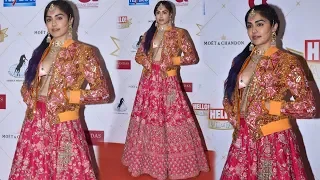 H0T & SeXY Actress Adah Sharma Full 0pen Dress At Red Carpet Hello Hall Of Fame 2019