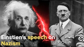 Albert Einstein speech at the Royal Albert Hall| Einstein speech against Nazism| Einstein Vs Hitler