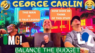 PROFESSOR GEORGE !!// George Carlin - #1 way to Balance the Budget | REACTION