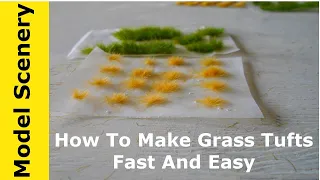 Static Grass Tufts Easy And Lightning Fast To Make Weeds Flowers