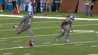 Lions recover the onside kick