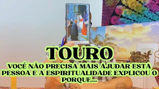 ♉️TOURO TAROT☀️VOCÊ NÃO PRECISA MAIS AJUDAR ESTÁ PESSOA E A ESPIRITUALIDADE EXPLICOU PORQUE… 🤯